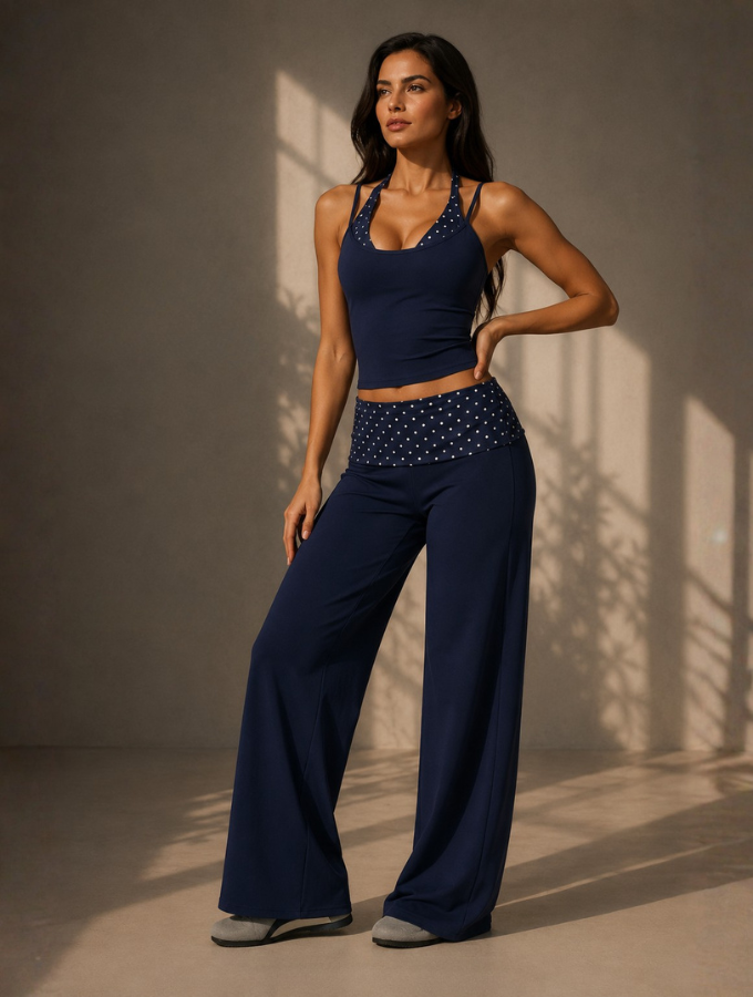 Noir Dot Pants