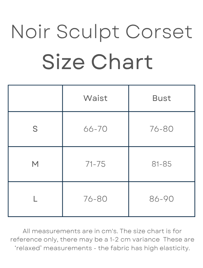 Noir Sculpt Corset