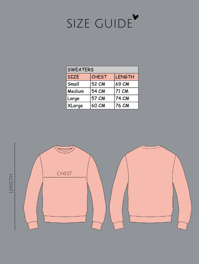 CUSTOM SWEATER - BLACK - UNISEX