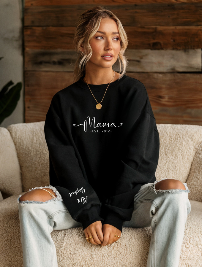 MAMA SWEATER - BLACK