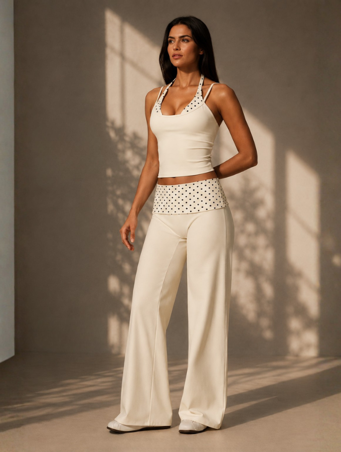 Vanilla Dot Pants