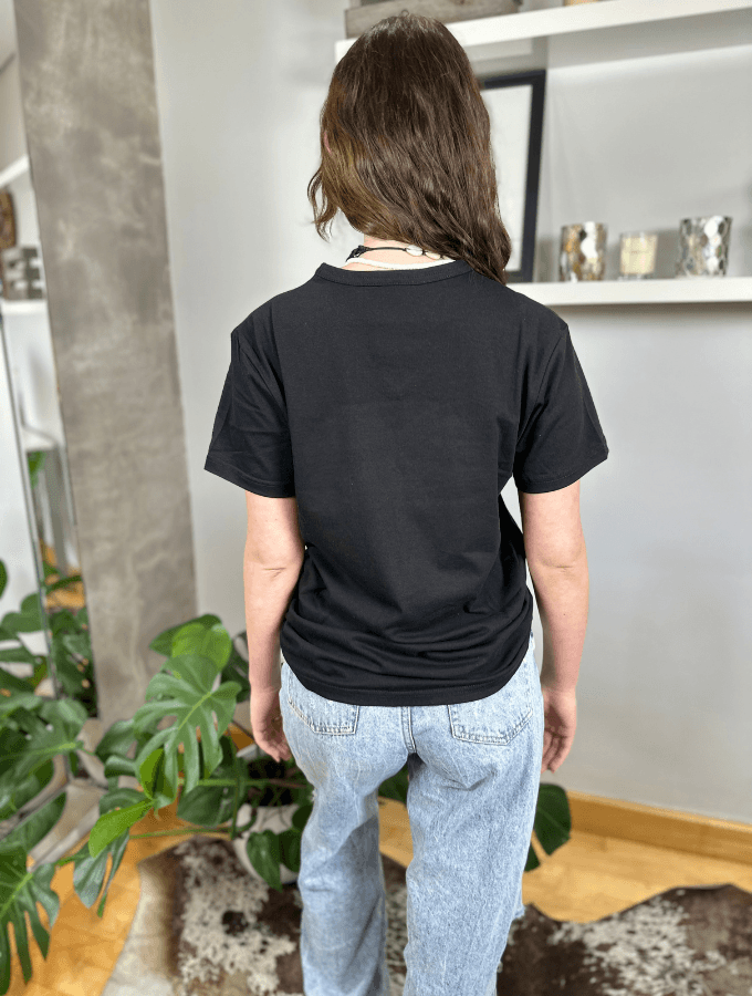EVIL EYE OVERSIZED TEE - BLACK - TONED