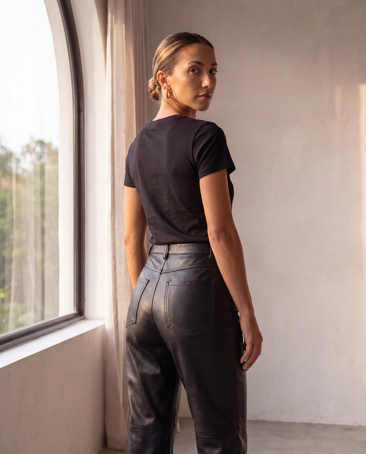 Wild Bite Fitted Tee plain back