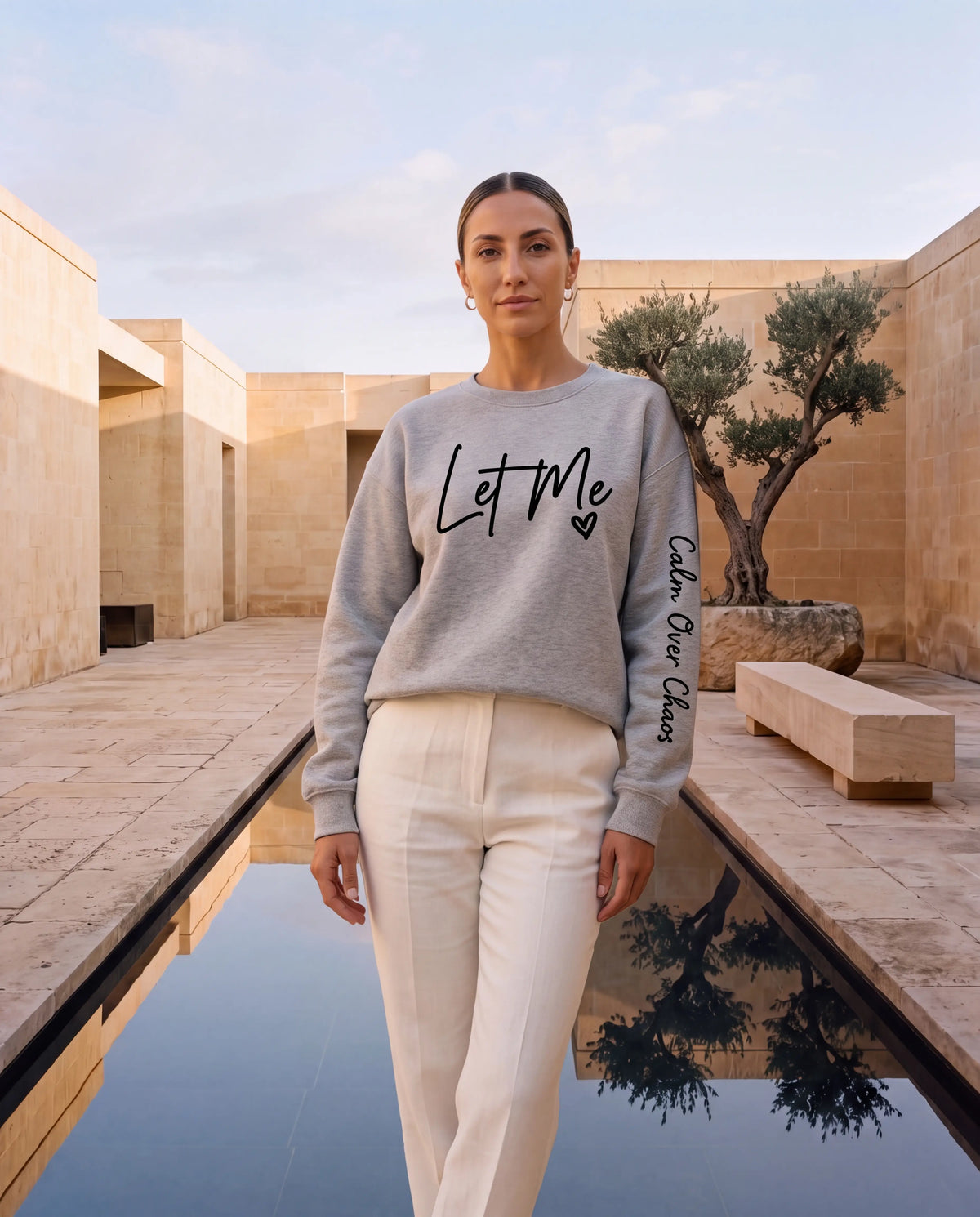 Let Me Sweater in grey