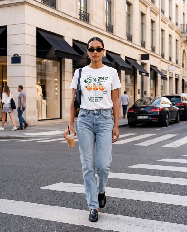 Spritz Society Tee in White