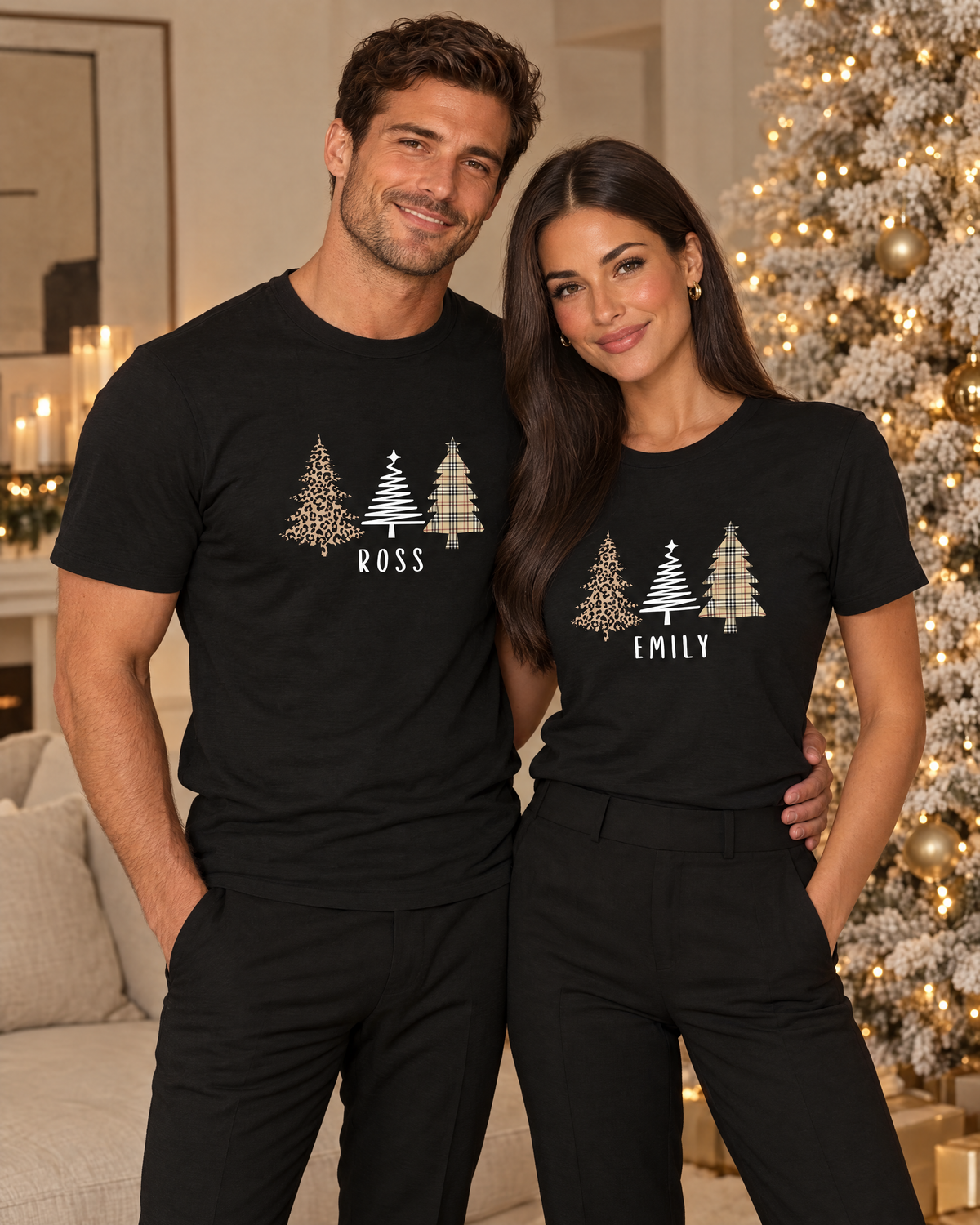 Christmas Couture Tee - Black