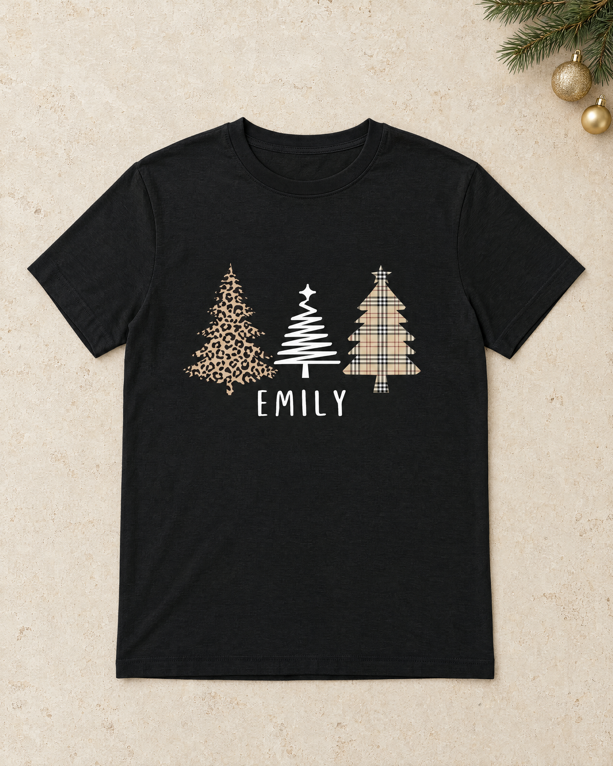 Christmas Couture Tee - Black