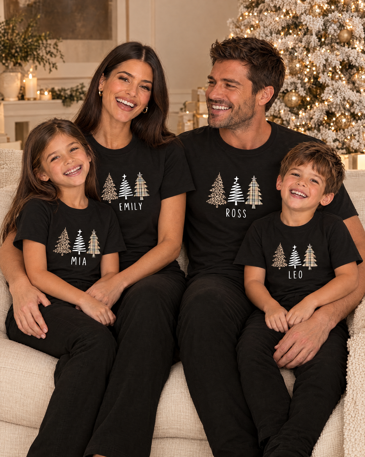 Christmas Couture Tee - Black