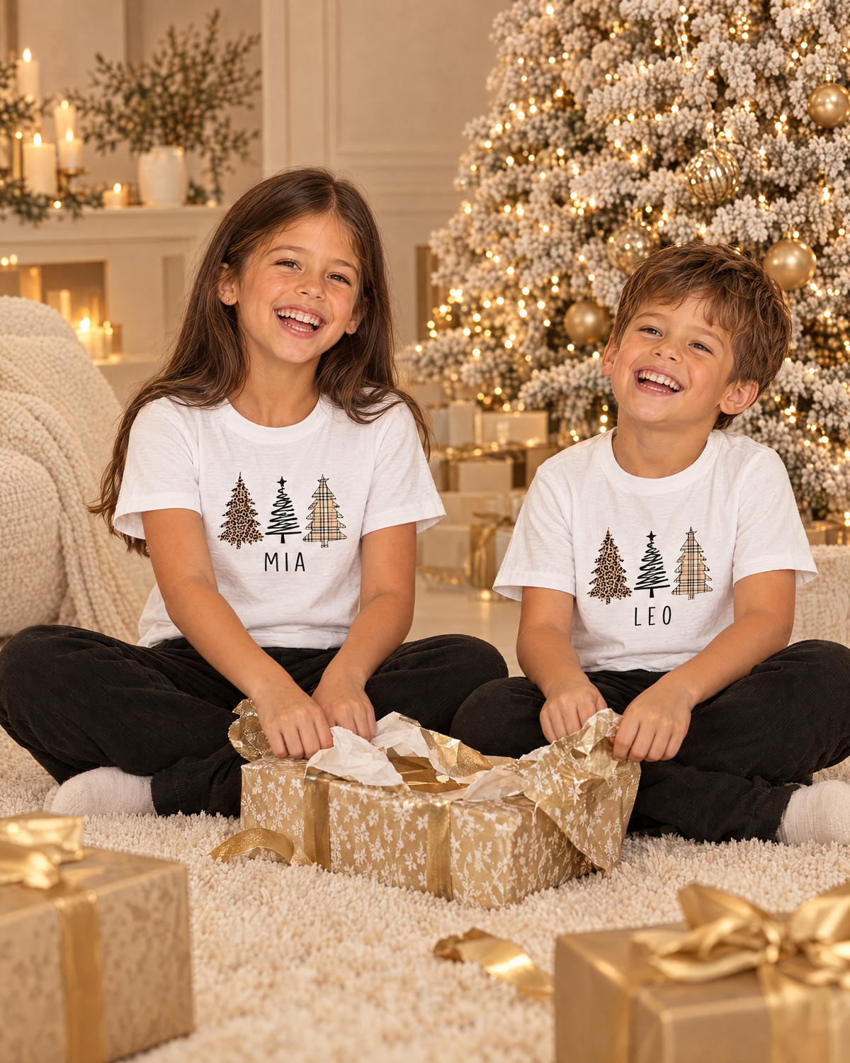 Christmas Couture Tee - White